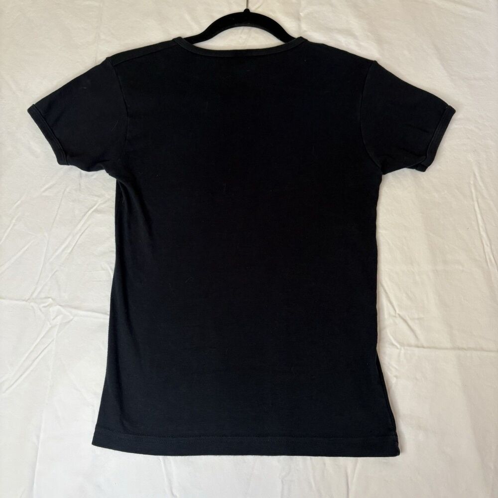 Vintage Y2K Black Babydoll Tee Medium - Picture 7 of 10